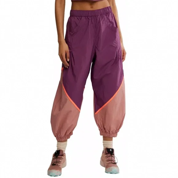 FP Movement Women's Free Throw Pants Mulberry/Mauve Size Small NWT - Picture 1 of 15